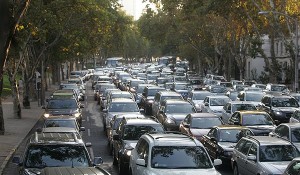 Congestión-vehicular-en-Santiago